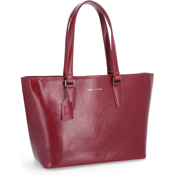 Kožená kabelka cez rameno Noelia Bolger červená NB 0047 TCV 24573523