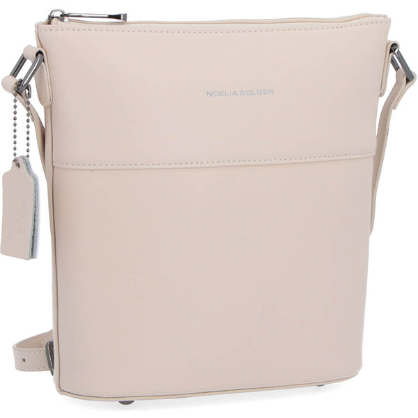 Kožená kabelka do ruky Noelia Bolger béžová NB 0052 BE 64020109