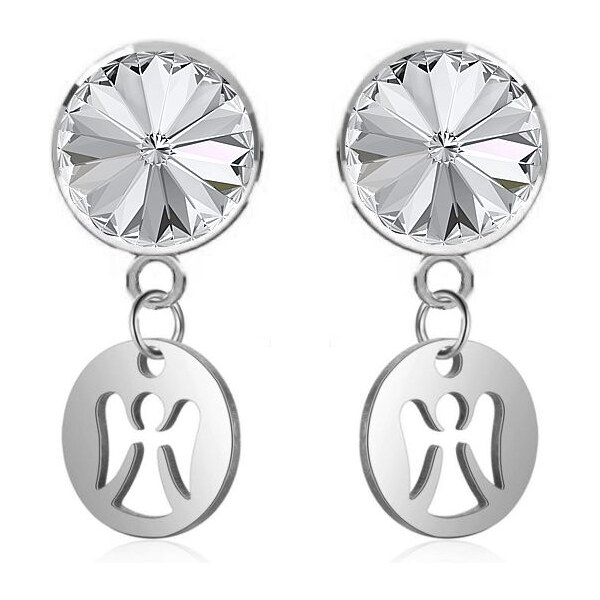 SWAROVSKI Elements Swarovski e. náušnice s anjelom Guardian see3258 24593430