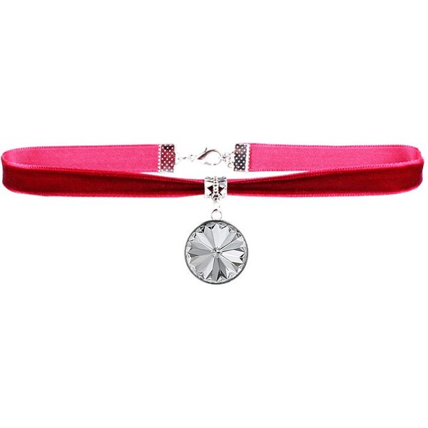 SWAROVSKI Elements Swarovski e. choker, zamatová stuha na krk Scene 24593475