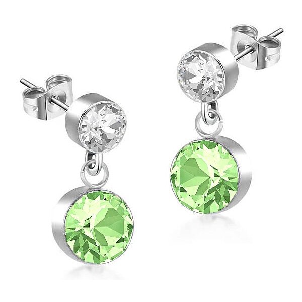 SWAROVSKI Elements Swarovski e. náušnice Juggle, zelené see3278 24593478