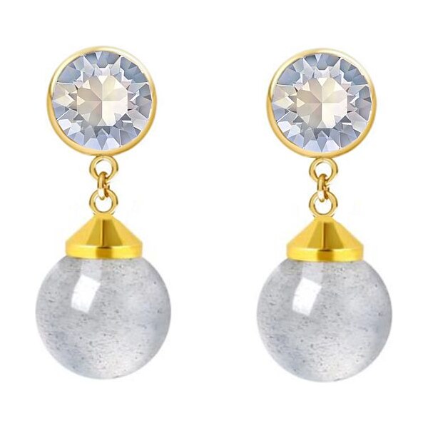 SWAROVSKI Elements Swarovski e. zlaté náušnice Luminescence see3313 24593521