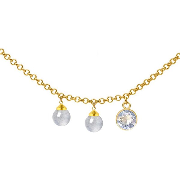 SWAROVSKI Elements Swarovski e. zlatý náhrdelník Luminescence sen5826 24593522