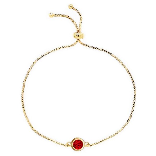 SWAROVSKI Elements Swarovski e. minimalistický náramok Bonbons červený 24593591