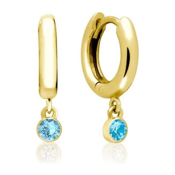 SWAROVSKI Elements Swarovski e. malé, zlaté kruhy Cityscape see3404 24593809