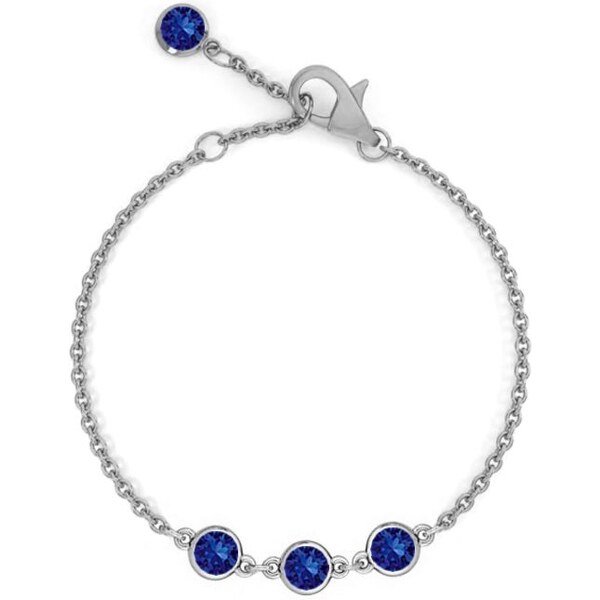 SWAROVSKI Elements Swarovski e. náramok Princess, tmavo modrá seb5673 24593799