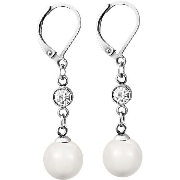 SWAROVSKI Elements Swarovski e. náušnice Aruba biele perly see3433 24593844