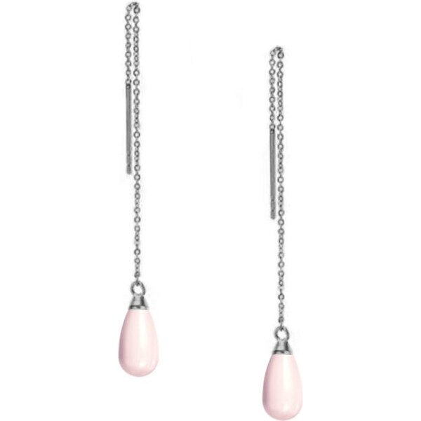 SWAROVSKI Elements Swarovski e. náušnice s ružovými perlami Martinique 24593893