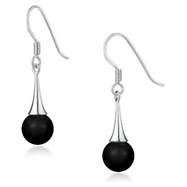 SWAROVSKI Elements Swarovski e. náušnice s čiernymi perlami Nuss 3457 24593896