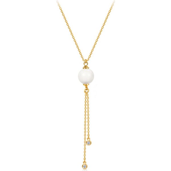 SWAROVSKI Elements Swarovski e. náhrdelník Walking in the Air, biela 24593940