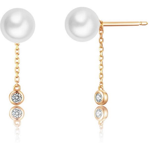 SWAROVSKI Elements Swarovski e. náušnice Walking in the Air, zlaté 24593942