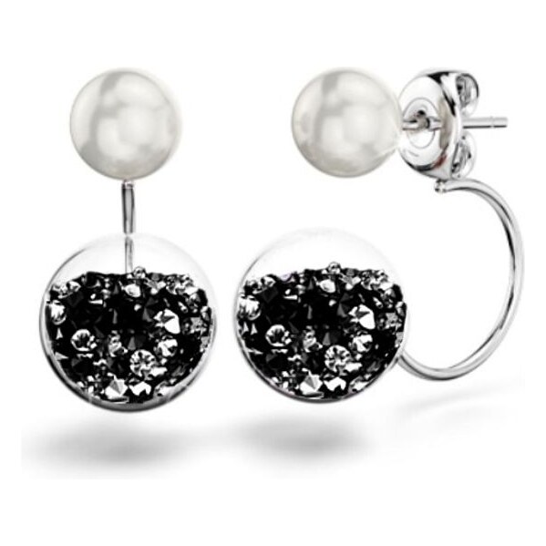 SWAROVSKI Elements Swarovski e. dizajnové, dvojité náušnice Rite of 24593947
