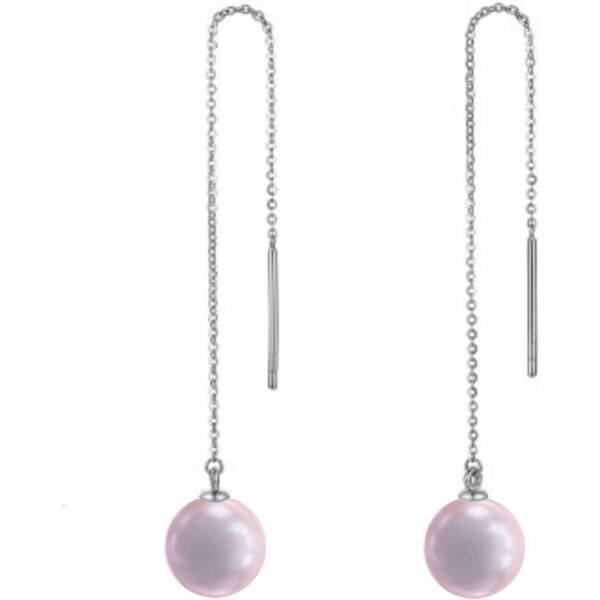 SWAROVSKI Elements Swarovski e. zlaté náušnice Frapeé, ružové perly 24594021