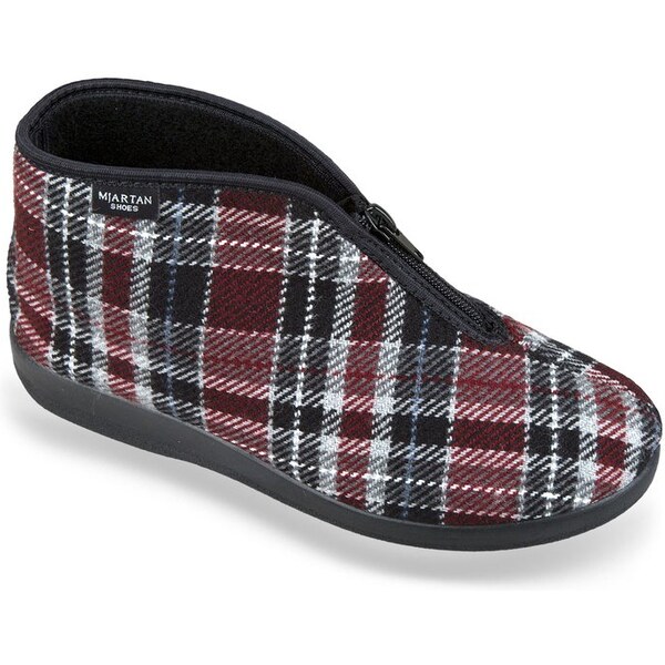 Mjartan Dámske celé uzavreté papuče s zipsom- nezateplené K78 46302987