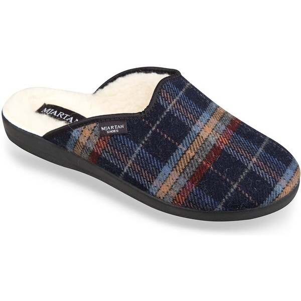 Pánske zimné papuče Mjartan - karované 24574807