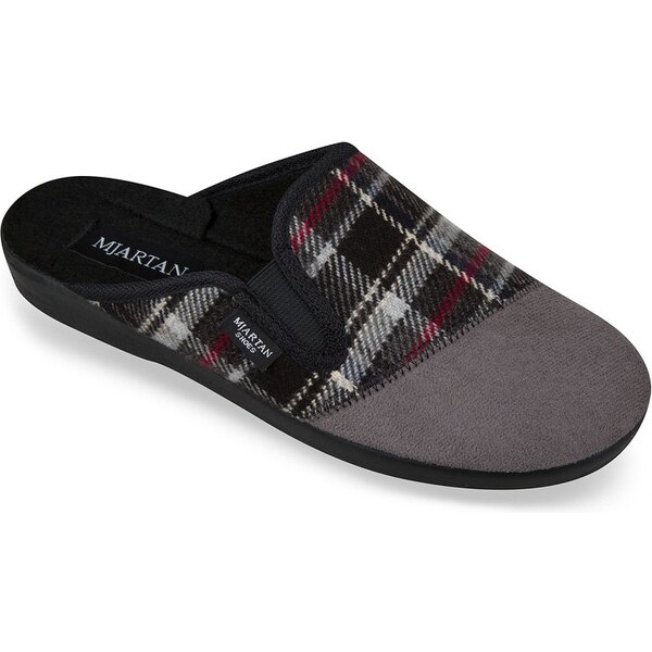 Pánske papuče Mjartan s gumičkou- šedé k60 62061364