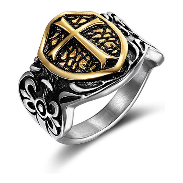Sams Artisans Masívny prsteň Heroldský Kríž chirurgická oceľ IPRM007 26768269