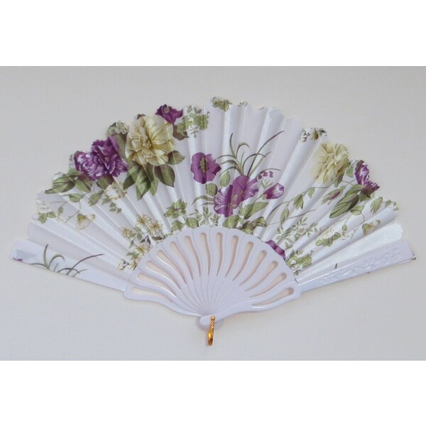 Vejár kvetinový- fialový 24432003