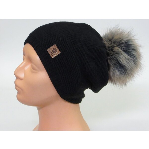 Achti Dámska čiapka s brmbolcom- čierna 24431894