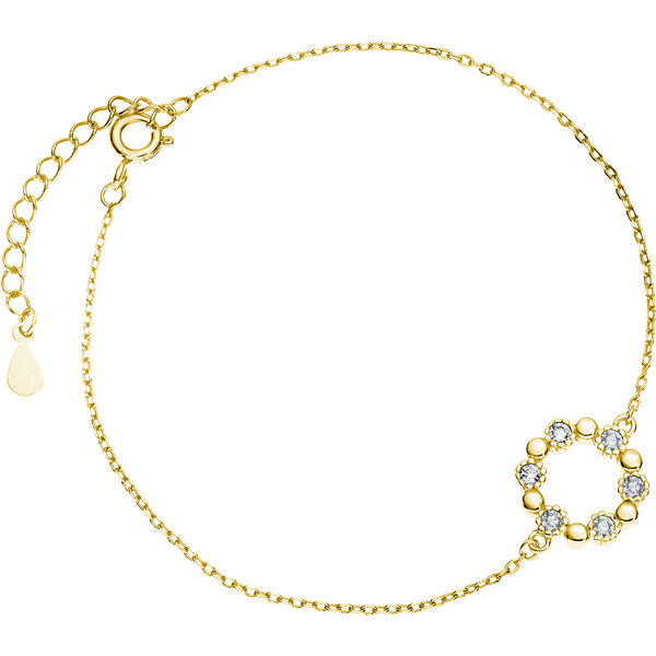 Olivie Strieborný náramok KRUH GOLD 5204 24905064