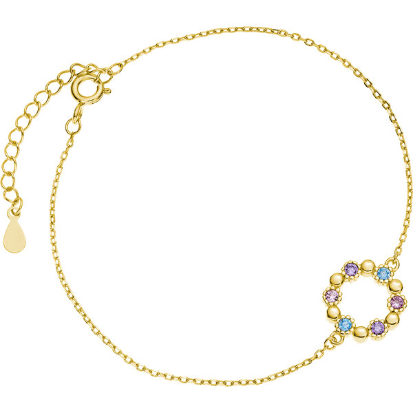 Olivie Strieborný náramok KRUH GOLD 5206 24905066