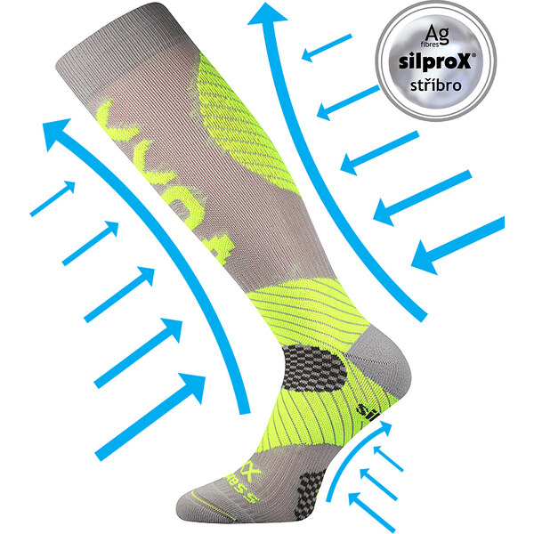 PROTECT kompresné podkolienky VoXX - PODKOLIENKY Sv. sivá 35-38 1 kus 26458773