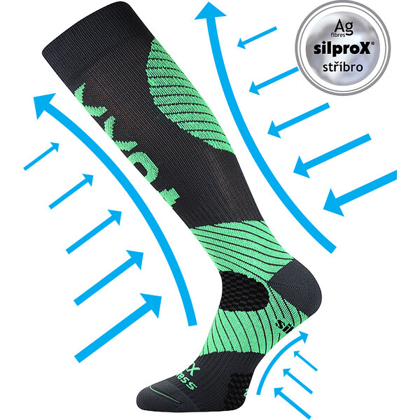 PROTECT kompresné podkolienky VoXX - PODKOLIENKY Tm. sivá 43-46 1 kus 26458774