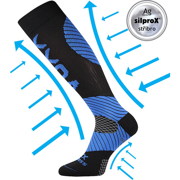 PROTECT kompresné podkolienky VoXX - PODKOLIENKY Čierna 39-42 1 kus 64089474