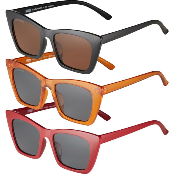 Urban Classics Slnečné okuliare Tilos zlatá žltá / červená / čierna 57817530