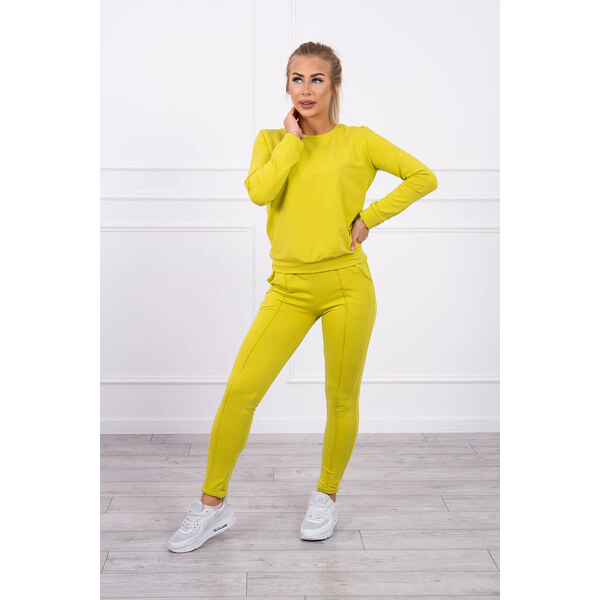 MladaModa Športová tepláková súprava model 9090 farba kiwi 24670863