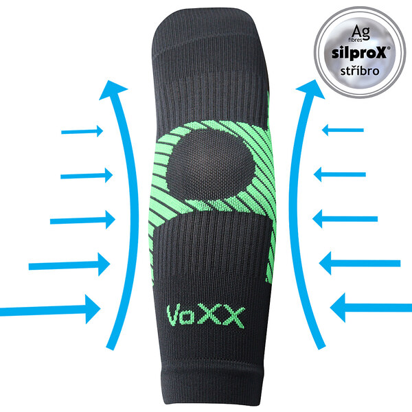PROTECT kompresné bandáž VoXX - LOKET Tm. sivá S / M 1 kus 26458849