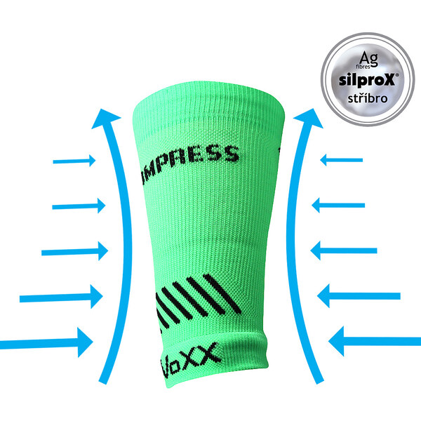 PROTECT kompresné bandáž VoXX - ZÁPÄSTIA Zelená L / XL 1 kus 26458842