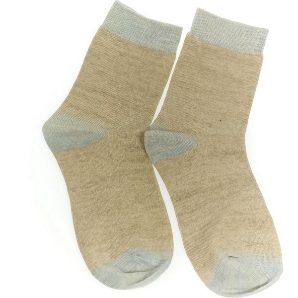 AURA.VIA Dámske béžové ponožky OLD 24705494