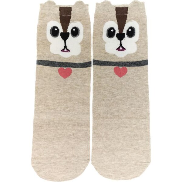 AURA.VIA Dámske béžové ponožky JOGY 24705514