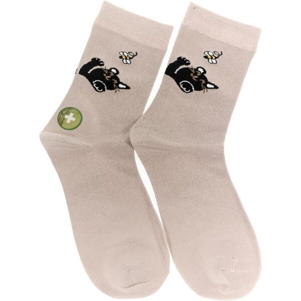 AURA.VIA Dámske svetlo-ružové ponožky CAT 24705528