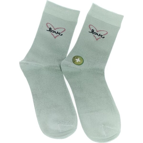 AURA.VIA Dámske svetlo-modré ponožky BAMBOO 24705534