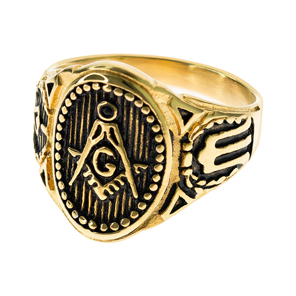 Sams Artisans Prsteň Gnosis chirurgická oceľ IPRM013-68 26768226