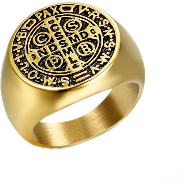 Sams Artisans Prsteň Crux Patris chirurgická oceľ IPRM014-75 26768259