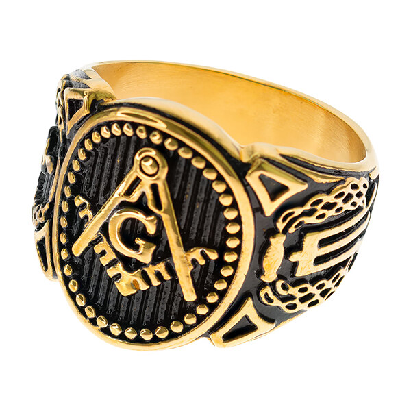 Sams Artisans Masívne Prsteň Gnosis chirurgická oceľ IPRM012-75 26768274