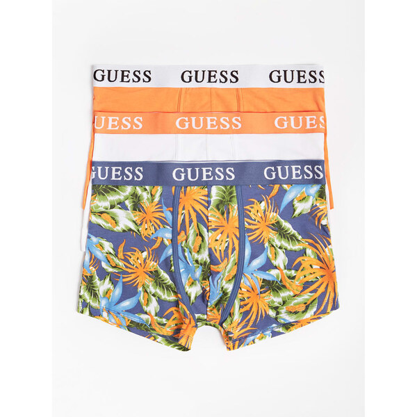 Pánske trenírky U1GG05K6YW1 P549 oranžová / modrá / biela - GUESS 24738265