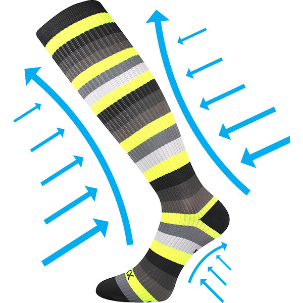 MULTIX funkčné kompresné podkolienky VoXX Žltá 35-38 1 pár 26459004