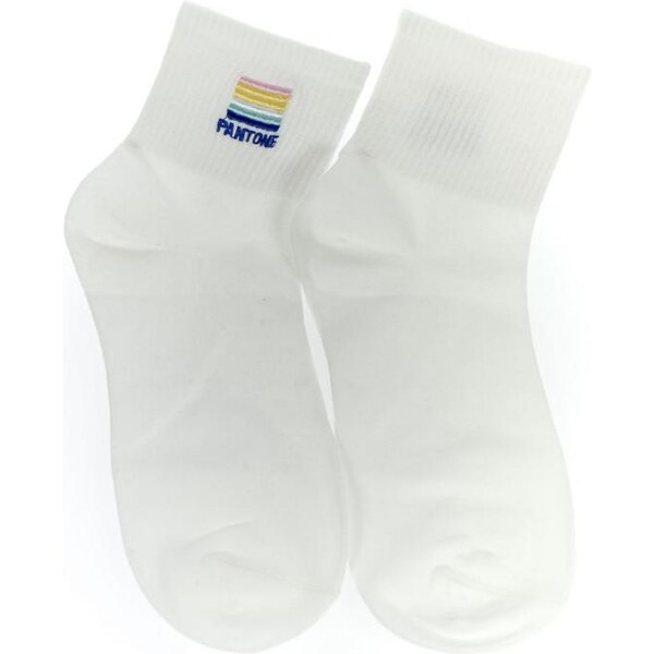 AURA.VIA Dámske biele ponožky PENELOPE 24794477