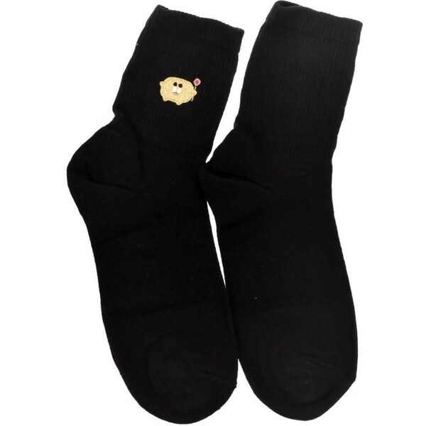 AURA.VIA Dámske čierne ponožky LORNA 24794468