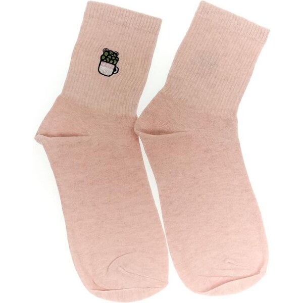 AURA.VIA Dámske ružové ponožky LORNA 24794471