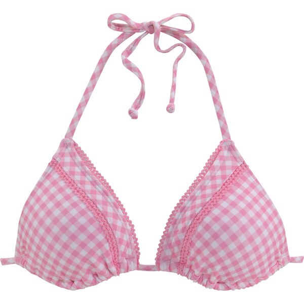 BUFFALO Bikinový top ružová / biela 54225501