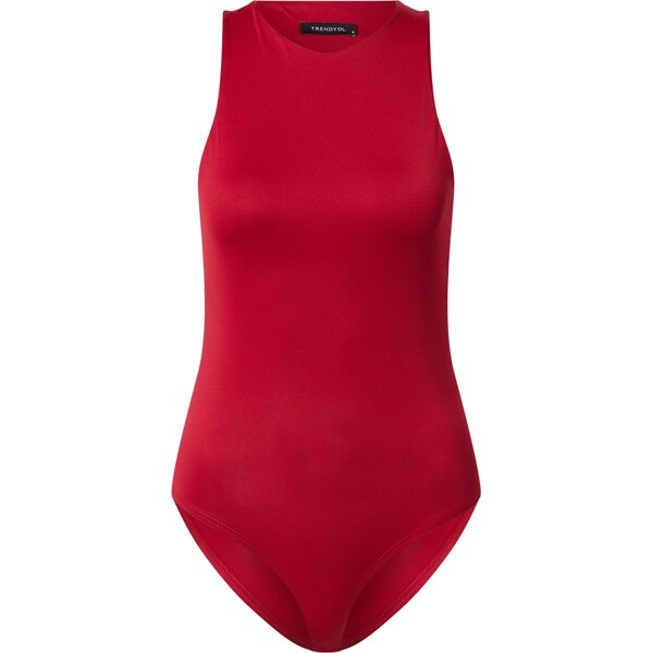 Trendyol Košeľové body burgundská 62477031