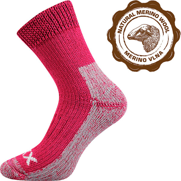 ALPIN zimné vlnené merino termo ponožky VoXX Fuchsia 35-38 1 pár 26458922