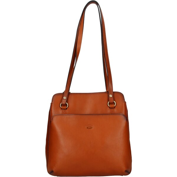Dámska kožená batôžky kabelka Katana Emily - koňak 65912362
