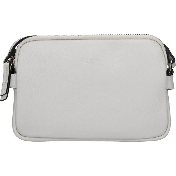 Kožená dámska crosbody kabelka Katana Francia - biela 24847334