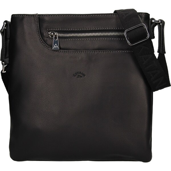 Dámska kožená crosbody kabelka Katana Zela - čierna 65912364